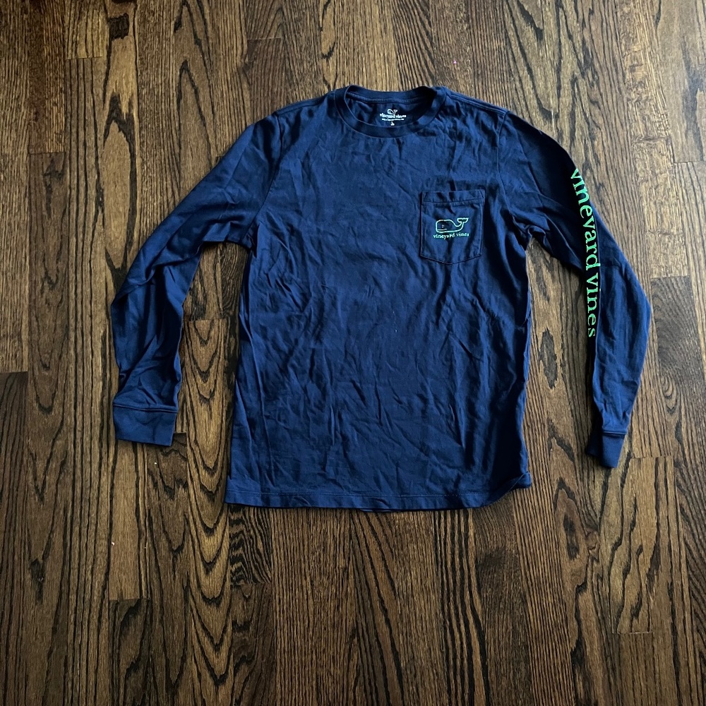 Vineyard Vines Boys Long sleeve pocket tee, L